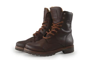 Panama Jack Veterboots in maat 39 Bruin, Kleding | Dames, Schoenen, Bruin, Verzenden, Overige typen, Zo goed als nieuw