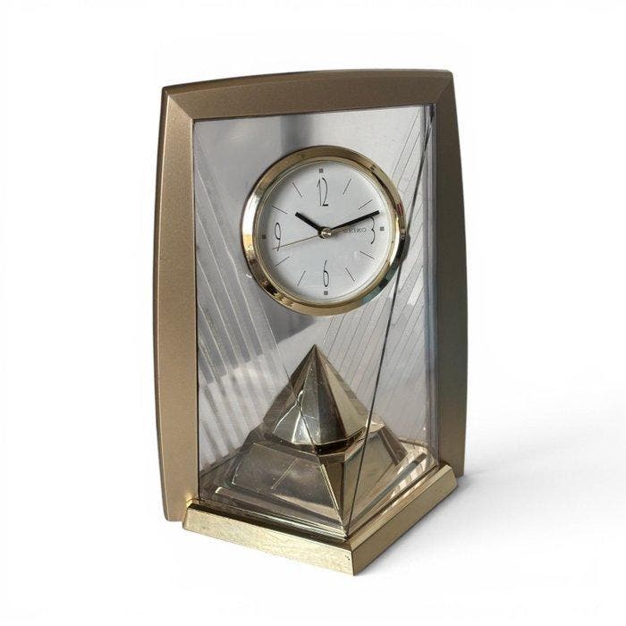 Bureauklok - Seiko Postmodern Plastic - 1980-1990 -, Antiek en Kunst, Kunst | Designobjecten