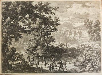 Gabriel Perelle (1604-1677) - Pastoral Landscape, Antiek en Kunst