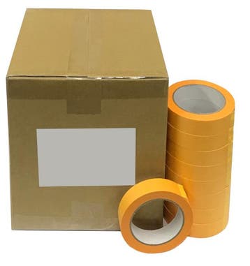 Yellow Gold Masking paperrice Washi-tape per doos - indien u, Ophalen of Verzenden, Nieuw