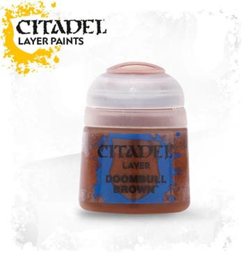 Citadel Layer Doombull Brown 12Ml (Warhammer Nieuw), Ophalen of Verzenden, Nieuw