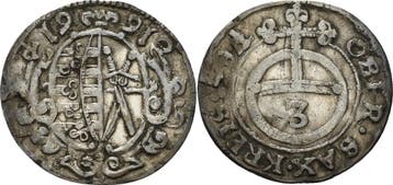 Dreier 1661, Sachsen-kurlinie ab 1547 (albertiner) Johann..., Verzenden