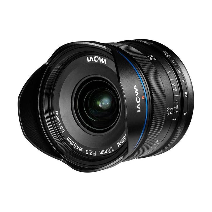 Laowa 7.5mm f/2.0 Standard MFT-mount objectief Zwart, Audio, Tv en Foto, Fotografie | Lenzen en Objectieven, Groothoeklens, Gebruikt