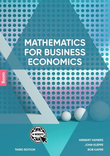 Mathematics for Business Economics 9789024428427, Boeken, Zo goed als nieuw