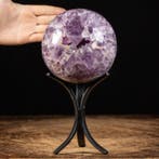 Paarse Kristallen Amethistbol - First Choise Mineral -