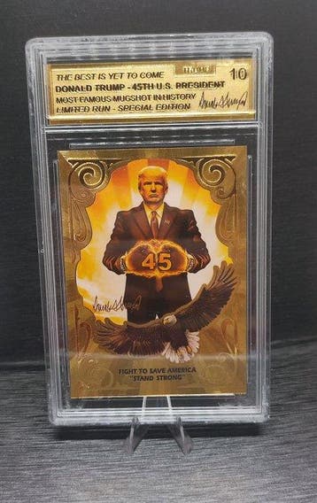 TRUMP 24Ct Gold-plated - 1 Card, Verzamelen, Nieuw
