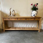 Sidetable - wandtafel - teakhout - vanaf € 99,-  TTM Wonen, Teakhout, Nieuw, Ophalen of Verzenden, Landelijk