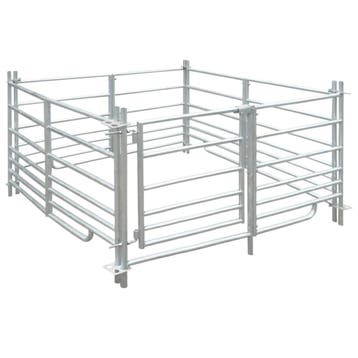 vidaXL Schaapskooi 4 panelen 137x137x92 cm gegalvaniseerd, Verzenden