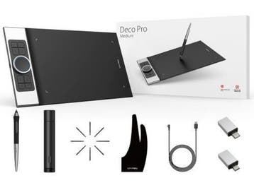 XP-Pen Deco Pro M - Tekentablet - 8192 drukniveaus - Zwart, Verzenden, Nieuw