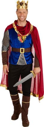 2dekans | dressforfun - Herenkostuum koning m -, Ophalen of Verzenden, Zo goed als nieuw