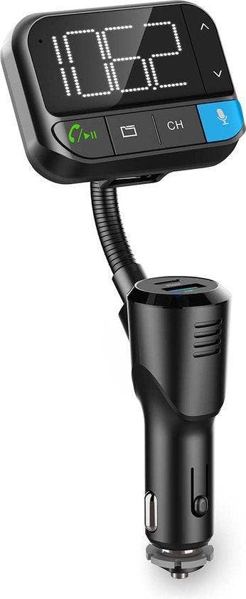 FM Transmitter - Bluetooth - Bluetooth Adapter Autoradio - Z, Verzenden, Zo goed als nieuw