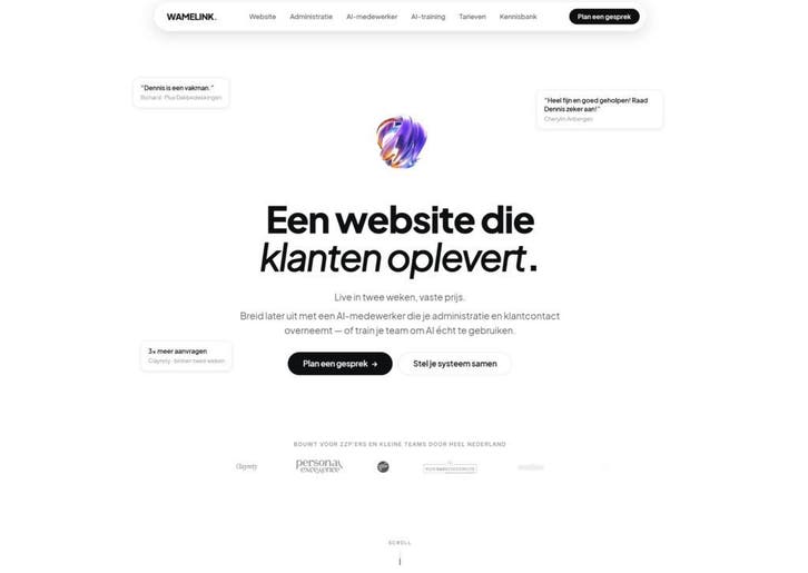 Professionele website voor jouw bedrijf – vanaf €750, Diensten en Vakmensen, Webdesigners en Hosting, Domeinregistratie, Webdesign
