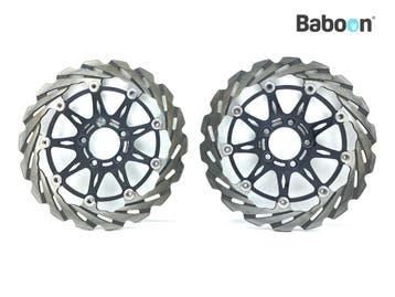 Remschijf Set Kawasaki ZZR 1100 1993-2001 (ZZR1100 ZZ-R1100, Verzenden, Gebruikt