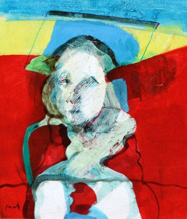 Carlos Méndez (1943) - Mirada, Antiek en Kunst, Kunst | Schilderijen | Modern