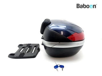 Topkoffer Universeel Givi Monokey With Plate and Backrest, Motoren, Verzenden, Gebruikt