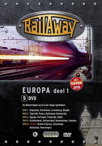 Rail Away - Europa - Deel 1 - 5DVD, Ophalen of Verzenden, Nieuw in verpakking
