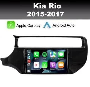 Kia Rio 2015-2017 apple carplay radio navigatie 9inch dab+, Auto diversen, Ophalen of Verzenden, Nieuw