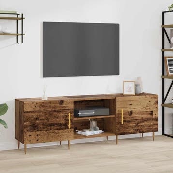 vidaXL TV-kast 150 x 30 x 50 cm Oud hout Bewerkt hout, Minder dan 50 cm, Verzenden, Nieuw, Minder dan 100 cm