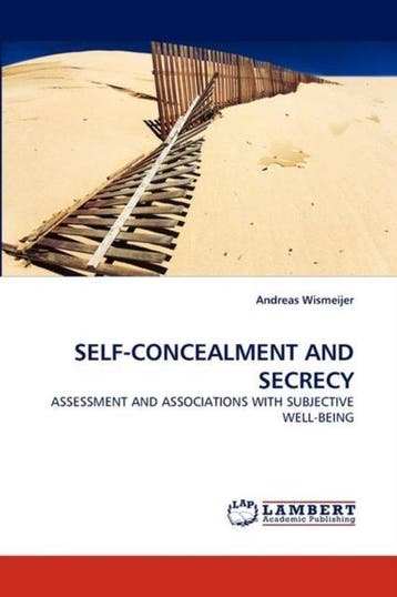 9783838368733 Self-Concealment and Secrecy, Verzenden, Nieuw, Andreas Wismeijer