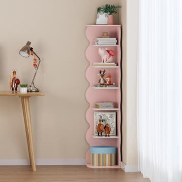 Kinderschoenenrek Vestnes 108x27x27 cm roze en wit [en.casa], Verzenden, Nieuw