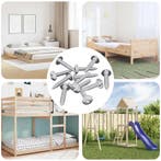 vidaXL Zelftappende Nagel 12 pcs Verzinkt 4 x 20 mm Staal, Verzenden, Nieuw