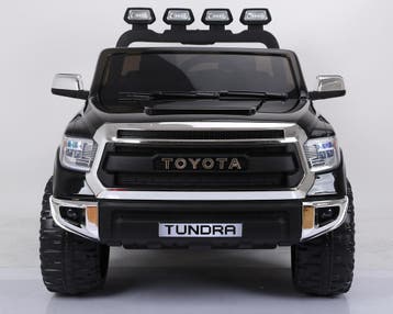 Kinderauto, TOYOTA TUNDRA, zwart, 2 zitter, RC, leder, NIEUW, Ophalen of Verzenden, Nieuw, Afstandsbediening