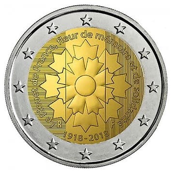 Frankrijk 2 Euro Korenbloem 2018, Postzegels en Munten, Munten | Europa | Euromunten, Verzenden