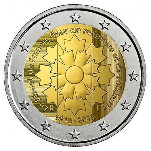 Frankrijk 2 Euro Korenbloem 2018, Postzegels en Munten, Munten | Europa | Euromunten, Verzenden