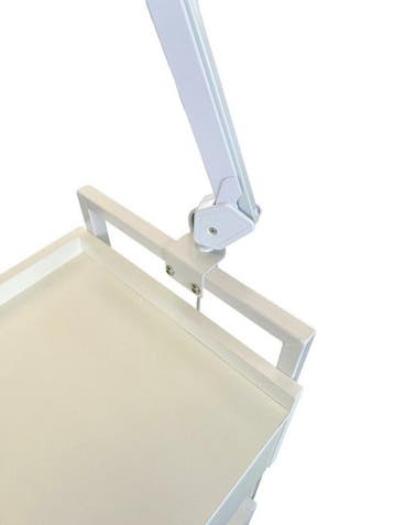 Werk tafel-Prof trolley - luxe werktafel 2 lades - kleur wit, Ophalen of Verzenden, Nieuw