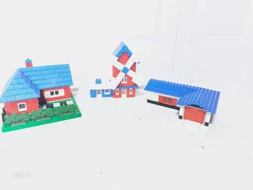 Lego Set - Classic Town - 318 Molen, 322 Villa, 324 Villa, Nieuw