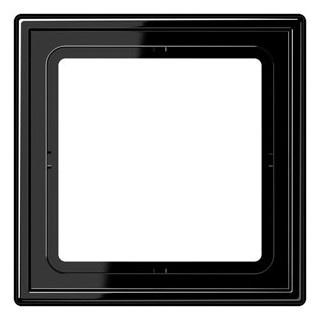 Jung LS990 afdekraam 1-voudig zwart - LS981SW, Nieuw, Stopcontact