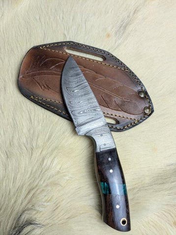 Blue Phantom – Handmade Damascus Steel Tactical Utility