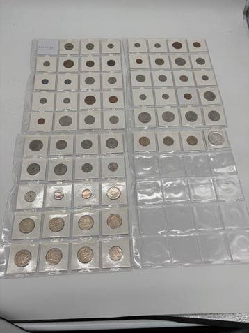 Noorwegen. lot de 63 pièces (1 pièce en argent) (Zonder
