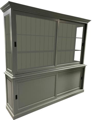 Buffetkast Engels groen -  Engels groen Arnhem 240cm, Huis en Inrichting, Kasten | Buffetkasten, Ophalen of Verzenden, Nieuw