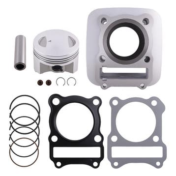 Cylinder Piston Kit 62mm geschikt voor Suzuki DR 125 GN 1..., Verzenden, Nieuw