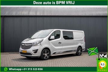 Opel Vivaro 1.6 CDTI L2H1 | DC 5-Zits | LED | Camera | Airco, Stof, Gebruikt, Lease, Financial lease
