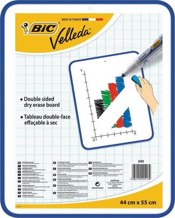 Schoolbord Dubbelzijdig 44x55cm | Laatste Stuk!, Ophalen of Verzenden, Gebruikt, Whiteboard