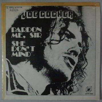 Joe Cocker - Pardon me, sir - Single, Cd's en Dvd's, Vinyl Singles, Verzenden, Nieuw in verpakking