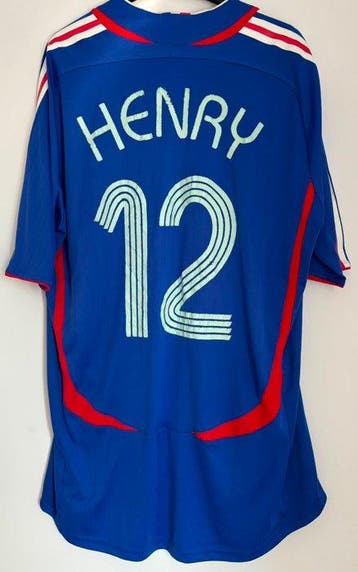 France 2006 Home Shirt - Thierry Henry #12 - Official World, Nieuw