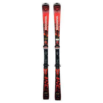 Rossignol Hero Carve Fiberglass + Look NX 12 GW - 162, Gebruikt, Rossignol, Ophalen of Verzenden, Carve