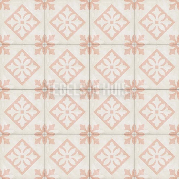 Vloertegel wandtegel vintage padua pink 20x20 r9, Doe-het-zelf en Verbouw, Tegels, Vloertegels, Nieuw, 10 m² of meer, Keramiek