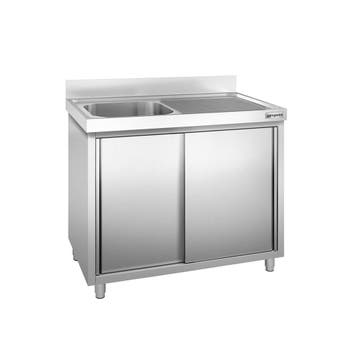 GGM Gastro | Spoelkast PREMIUM - RVS - 1000x700mm - met 1 |, Verzenden, Nieuw in verpakking, RVS Meubilair
