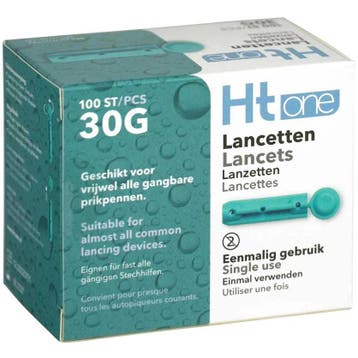 HT One Lancetten 30 G, Verzenden, Nieuw