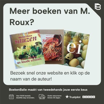 Sauzen voor vis, schaal- en schelpdieren / Koken met, Boeken, Kookboeken, Verzenden, Zo goed als nieuw, M. Roux