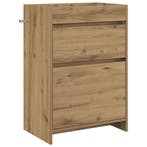 vidaXL Badkamer Onder Wasbak Kast Artisanaal eiken 56 x 37,5, Verzenden, Nieuw
