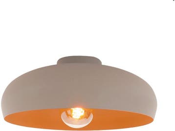 EGLO Mogano - Plafondlamp - E27 - Ø 40 cm - Zandkleur, Verzenden, Nieuw