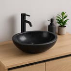 Wasbak | Wastafel | Marmer | 40x30x12 | Natuursteen | Zwart, Verzenden, Nieuw