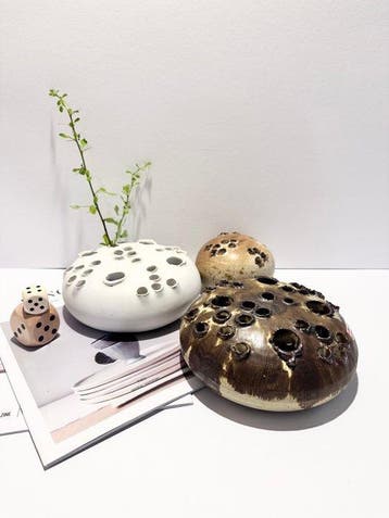 Aage Würtz - Ikebana vaas (3) - Steengoed