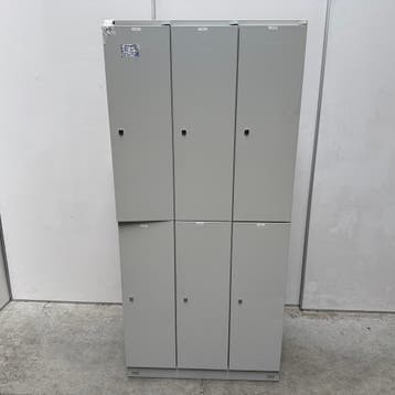 6-deurs Kind lockerkast - 196x90x53 cm, Ophalen of Verzenden, Nieuw