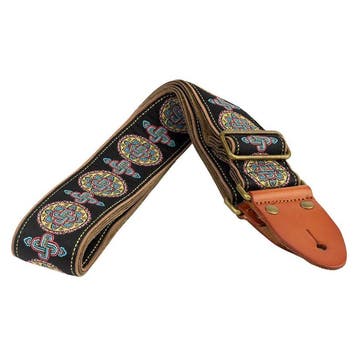 Gaucho GST-1280-4 gitaarband, 2 jacquard weefsel, leren, Ophalen of Verzenden, Nieuw